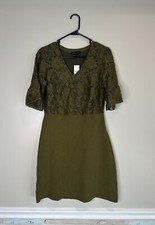 Ann Taylor Dress Women’s Extra Small Xs Green NWT New