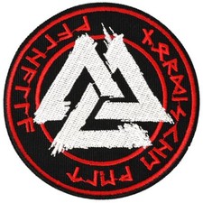 Aufnäher Aufbügler Patch Nordische Welt Wal...