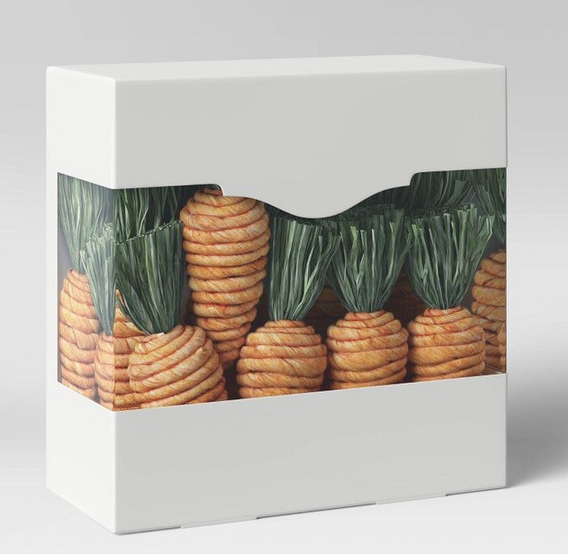 Opalhouse 9ct Corn Husk & Carrot Vase Filler Easter Spring Basket Bowl