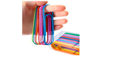 Office Paper Clips Large Vinyl Coated High Quality Steel Jumbo Giant Big 30 Pack