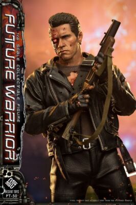 PRESENT TOYS PT-sp51 1/6 Terminator T800 Arnold Figure Deluxe Ver