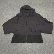 Nike Jacket Womens SMALL Black Run Division Transform 2in1 Activewear Zip Size S