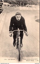 S18152 cpa Cyclisme Van Der Struyft, stayer Belge