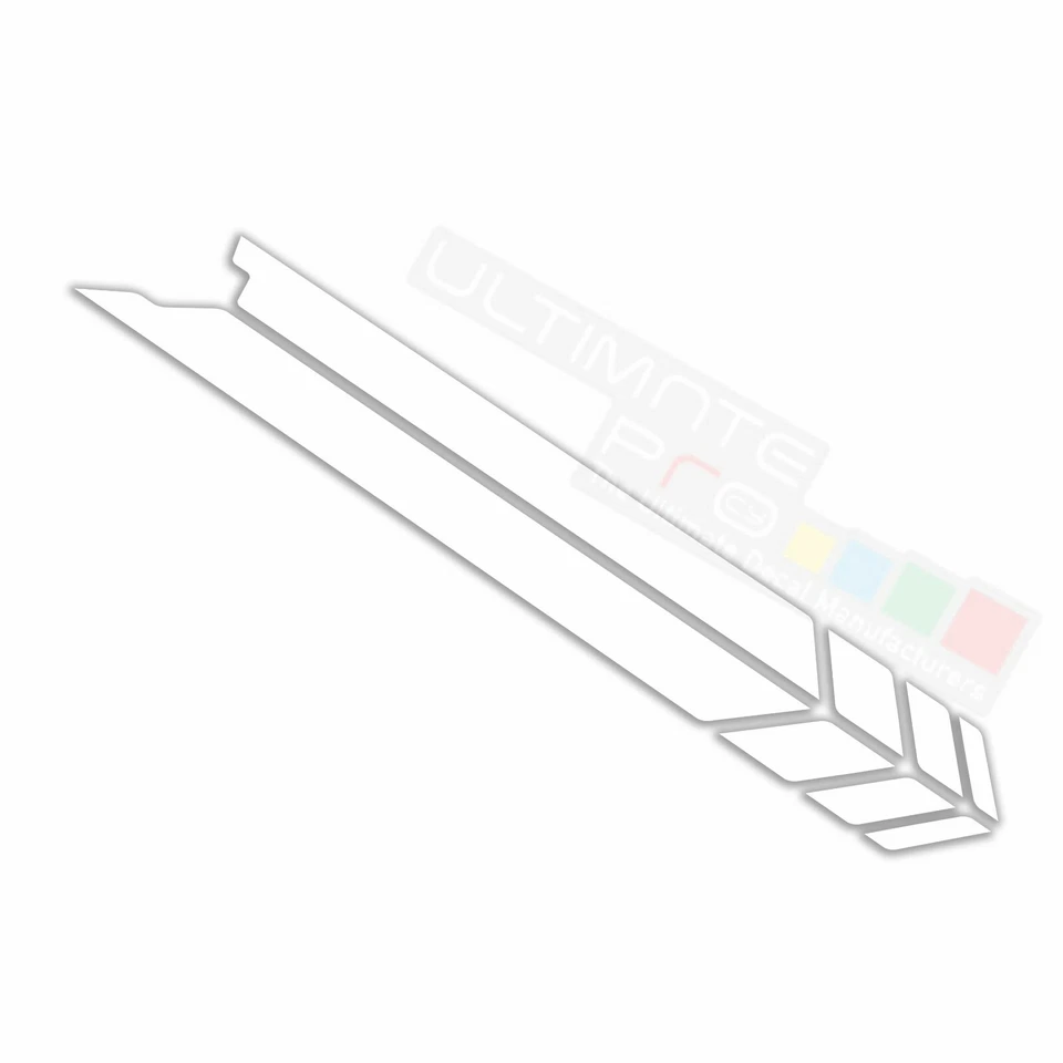 Calcomanía de vinilo para Dodge Ram doble cabina 3500 puerta lateral a rayas diseño deportivo gráficos Foto 3 de 4