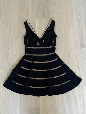 Guess by Marciano Black Sleeveless Cocktail Dress Size 4 | eBay