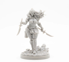 Resin Kit 696 Kingdom Death Lucy Survivors 30mm Base Size