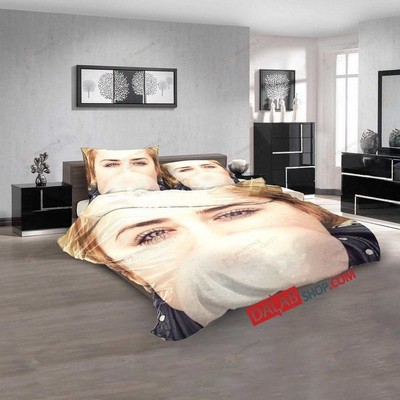 Quilt Cover Pillowcase Set 60754-051165 Double 3D Pattern Easy Care