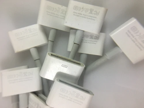 Original Apple Lightning auf 30-Pin Adapter Kabel Original OEM Analog Audio Ausgang - Bild 7 von 8