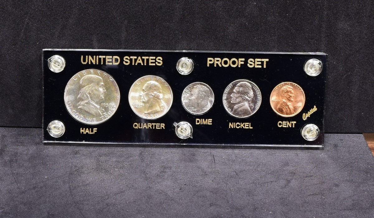 1950 5 Coin Proof Set in Capital Plastic (#61500) | eBay