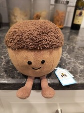 Jellycat Official Authentic Amuseable Plant Series Acorn Soft Toy Retied Plush