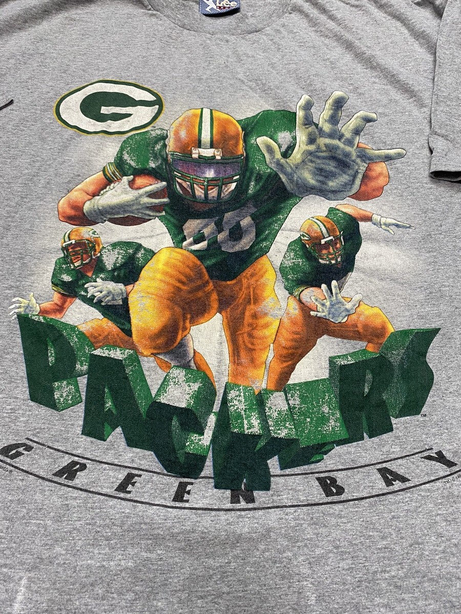 Vintage Green Bay Packers Shirt Mens 2XL NFL Champion Lee Sport