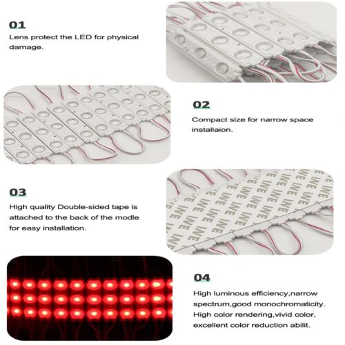 LED Module, LED Windows Lights Blue 100pcs 49.8 Ft 5730 SMD 150LM Per LED Mod... - Picture 5 of 6