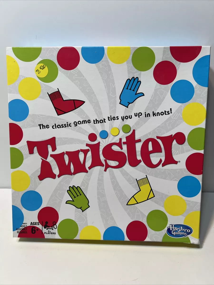 Hasbro Twister Party Classic Board Game for 2 or More Players,Indoor and  Outdoor Game for Kids 6 and Up,Packaging May Vary