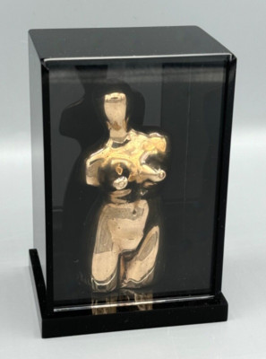 MAN RAY LET ME OUT 1969 SIGNED READY-MADE BRONZE SCULPTURE