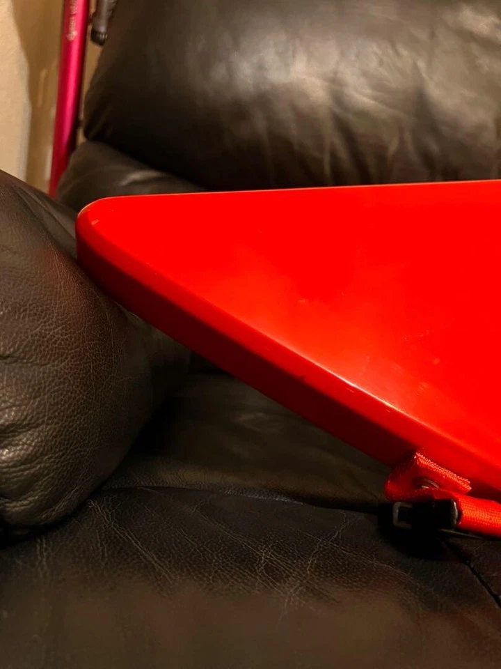 HAMER U.S.A. Bajo Eléctrico Blitz Rojo 1985 De Colección Raro EE. UU. Probado F/S JP Foto 3 de 4