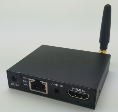 H.264/H.265 HDMI Video Encoder via HTTP RTSP RTMP UDP ONVIF WIFI in a small size