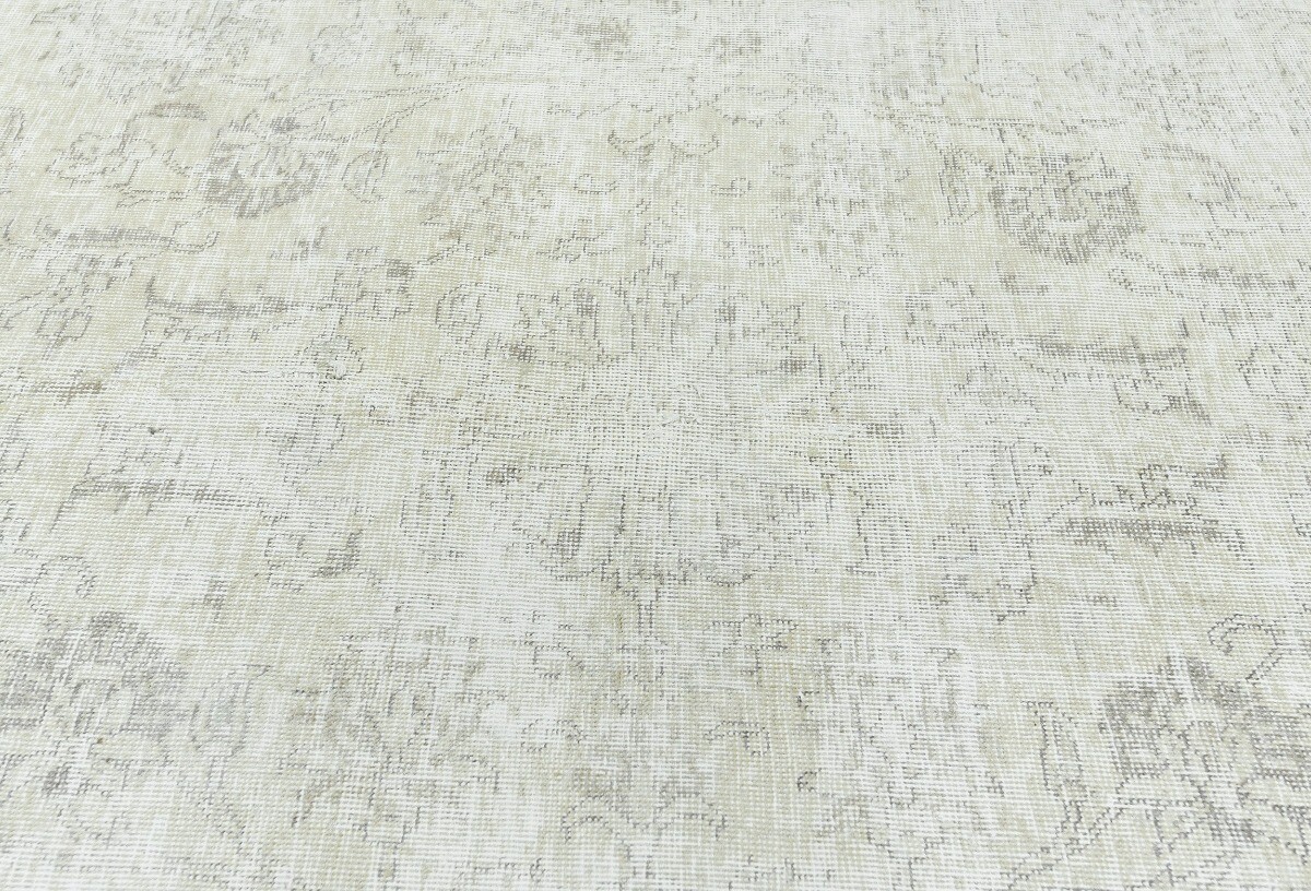 Distressed Vintage Oriental Rug 9X12 Antique Muted Floral Handmade