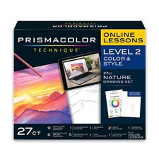 Technique Art Supplies And Digital Art Lessons Nature Drawing Set Level 2 Waterc