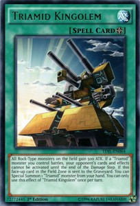 Triamid Kingolem - TDIL-EN064 - Rare - 1st Edition x3 - Near Mint