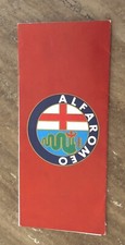 Vintage 2000 ALFA ROMEO Berlina, GT Veloce, Spider Veloce Sales Brochure w/Specs