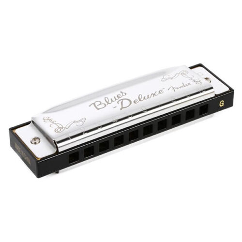 Fender Blues Deluxe Harmonica Pack - 7 Key Set w/ Case - C, G, A, D, F, E, Bb - Picture 4 of 6
