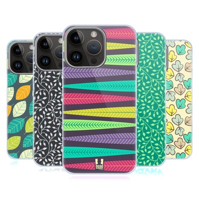 HEAD CASE DESIGNS LEAF PATTERNS 2 HARD BACK CASE FOR APPLE iPHONE PHONES