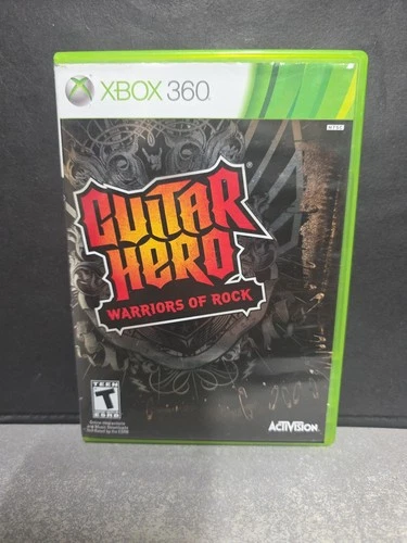 Guitar Hero: Warriors of Rock (Microsoft Xbox 360, 2010) Good, Free Shipping