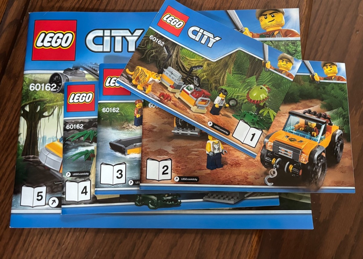 Retired- LEGO CITY: Jungle Air Drop Helicopter - 60162 - Complete