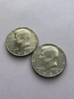 1982 P D Kennedy Half Dollar (2) Clad Coins Circulated Very Nice!   N 354