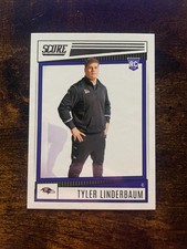 Tyler Linderbaum - 2022 SCORE Football - Rookie Card - #323 - Baltimore Ravens. rookie card picture