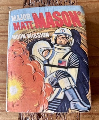 VINTAGE Major Matt Mason Moon Mission Big Little Book 1968 Whitman. Mattel