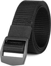 JASGOOD Tactical Heavy Duty Reinforced Nylon Belt for Men Adjustable Military We