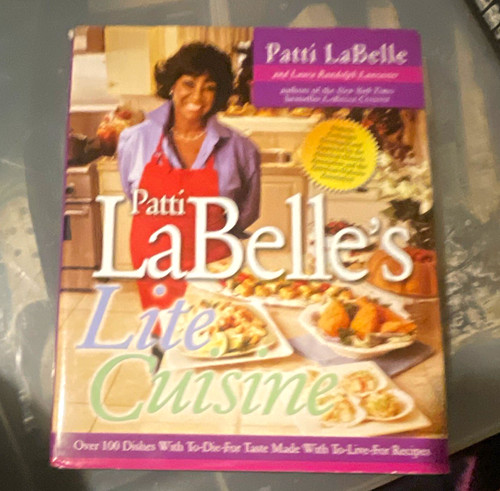 Patti LaBelle's Lite Cuisine Cookbook Hardcover DJ English by LaBelle Lancaster
