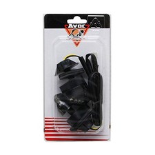 CLIGNOTANT A LED MOTO AVOC MINI 3RS BASE ABS FUME-NOIR (L 38mm - H 25mM - L