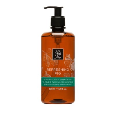 APIVITA Erfrischendes Feigen Duschgel mit ätherischen Ölen Öko Pack 500ml