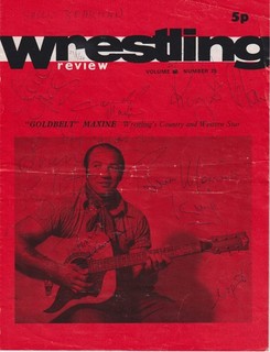 WRESTLING REVIEW @ Brighton 21 Aug 1974 Signed by 9! Bruno Grey Martin Maxine