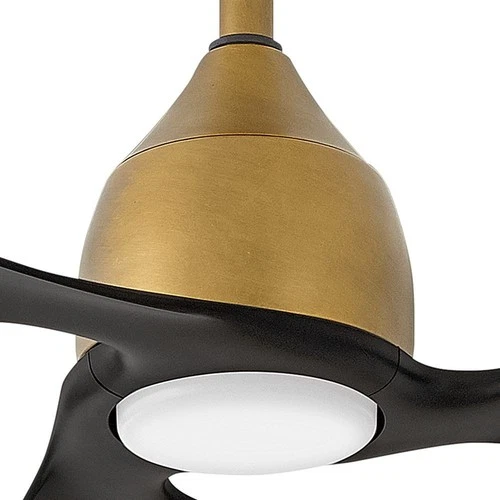 Hinkley Lighting - Azura - 3 Blade Ceiling Fan with Light Kit In Modern Style-14 - Picture 3 of 4