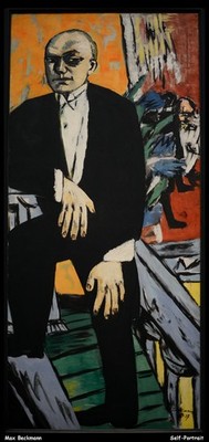 Max Beckmann Selbstportrait O 1 Vintage Kunstdruck Poster Wanddeko Design Classi