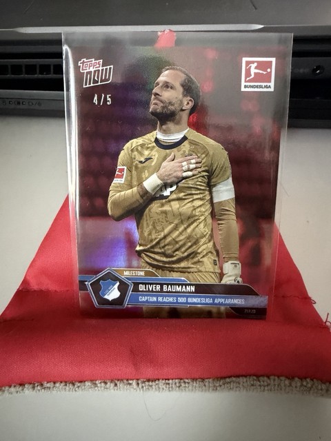 Topps Now Bundesliga 2025-26 - Oliver Baumann - #62 Hoffenheim /5 Englisch