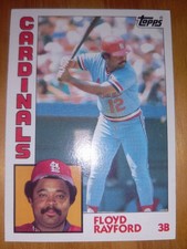 1984 Topps Floyd Rayford St. Louis Cardinals Baseball Team Collectors Card #514