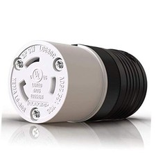 NEMA L6-30R Locking Connector, Generator Twist NEMA L6-30C Locking Connector