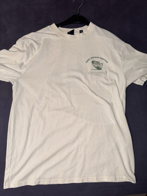 ONLY & SONS Herren T-Shirt Beige S Jersey Kurzarm Rundhals Print Logo Shoe