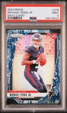 2024 Panini Prizm - Rookies Michael Penix Jr. #378 Navy Camo Prizm /25 (RC)