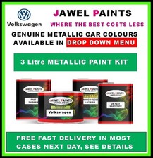 VOLKSWAGE PAINT ( 3 Litre KIT ) ALL METALLIC COLOURS AVAILABLE IN DROP DOWN MENU