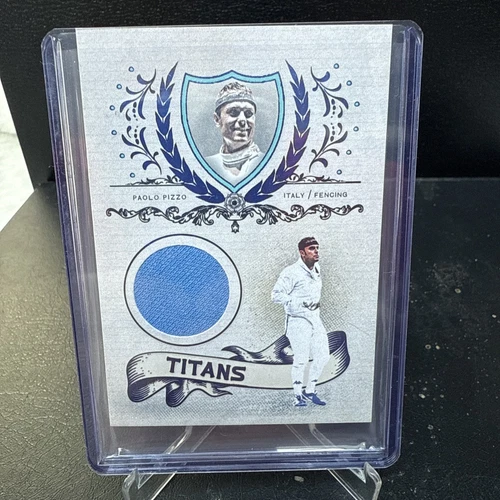 Paolo Pizzo Italy Fencing Futera Titans 01/06  Patch