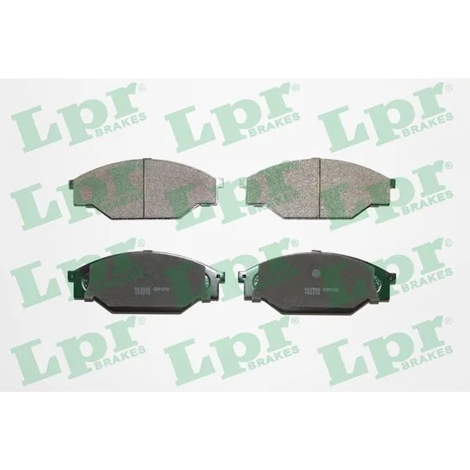 1x ORIGINAL® Lpr Bremsbelagsatz, Scheibenbremse Vorne für VW TARO Toyota HILUX