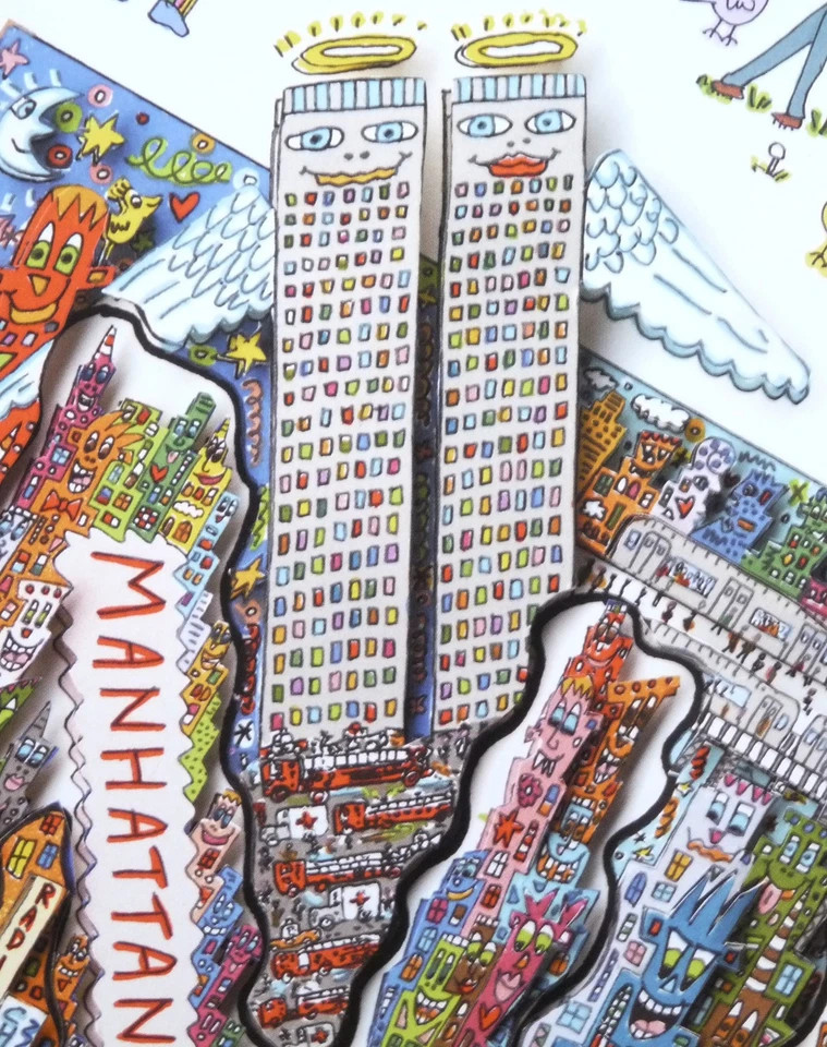 James Rizzi - Manhattan Golf Classic 2006, Poster / Plakat handsigniert, NEU - Bild 4 von 4