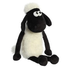 Aurora Playful Shaun The Sheep Stuffed Animal - Endless 11 Inches, White