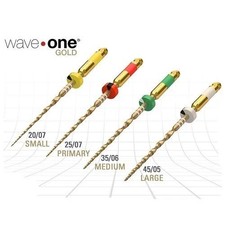 WaveOne Gold Endodontic Rotary File For Root Canal 21, 25 31mm By Dentsply