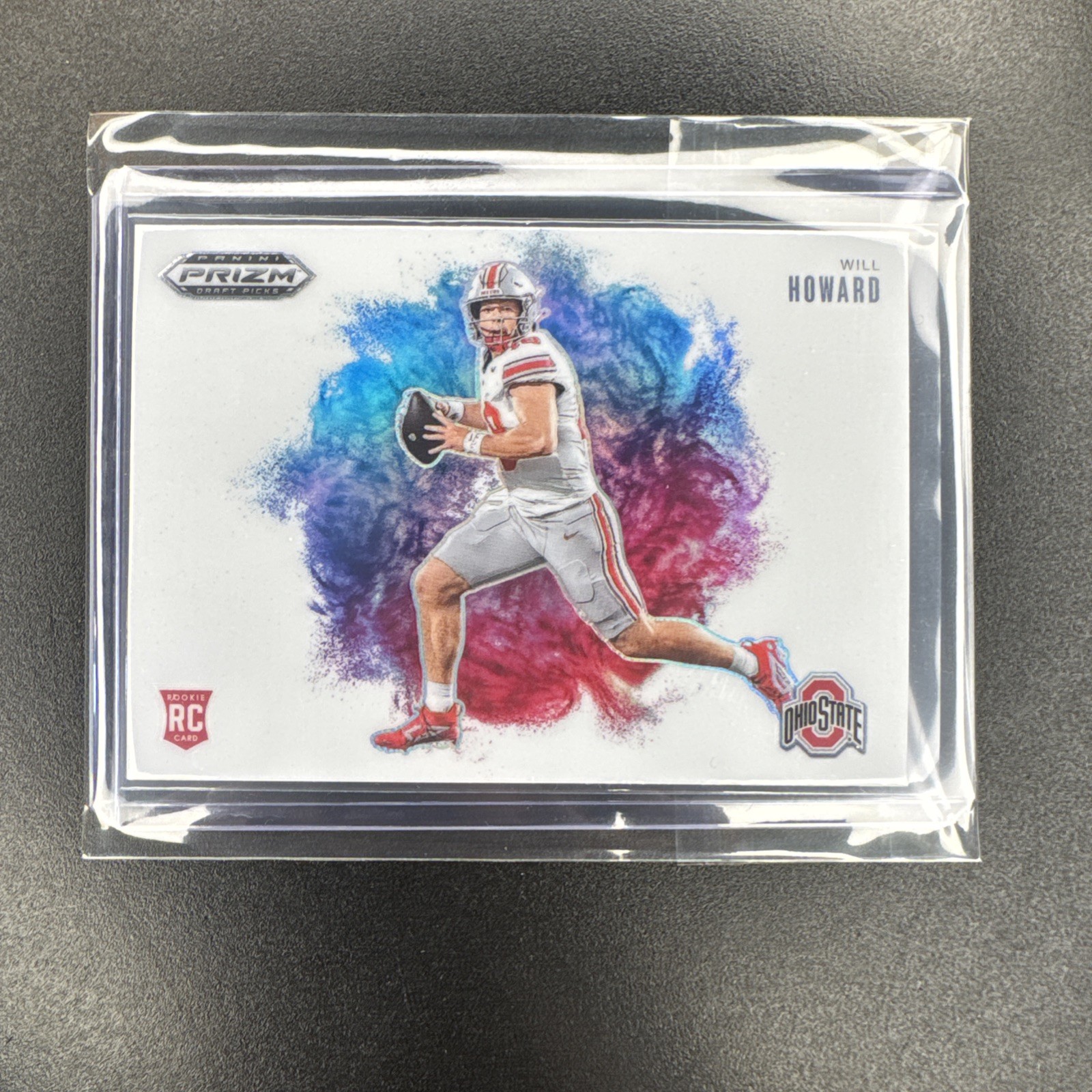 2025 Panini Prizm Draft Picks Color Blast Will Howard RC Ohio State Steelers